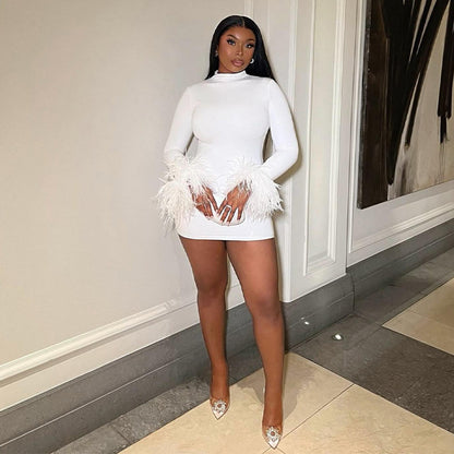 MB1311 Long Sleeve Short Dress