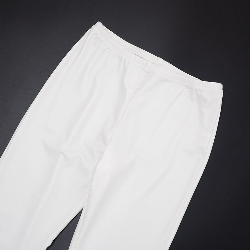 MB10130 Women's Crop Blazer & Capri Pants Two Piece Set