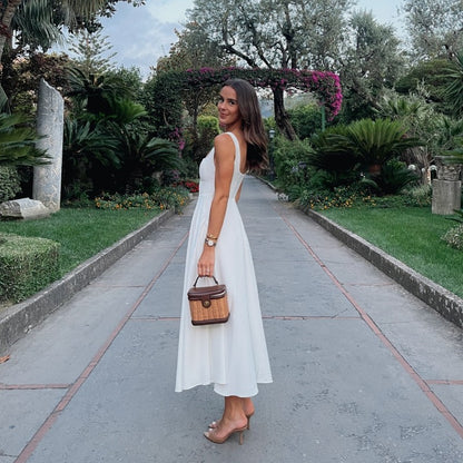 MB1302 Solid Color Maxi Dress