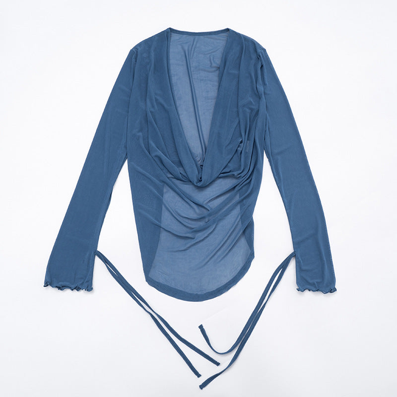 MB1050 Elegant Mesh Two-Piece Set for Women