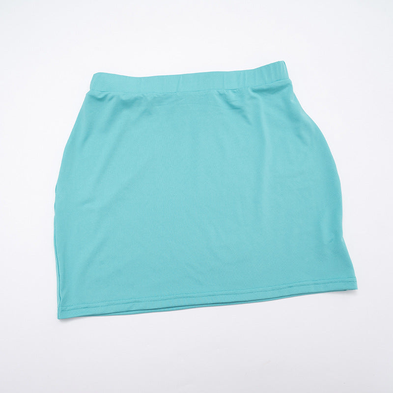 MB1063 Balloon Sleeve Top & Bodycon Skirt Two - Piece Set