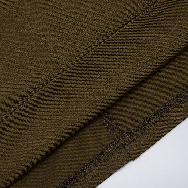 MB1426 Long Sleeve Cutout Mini Dress with Ruched Detail