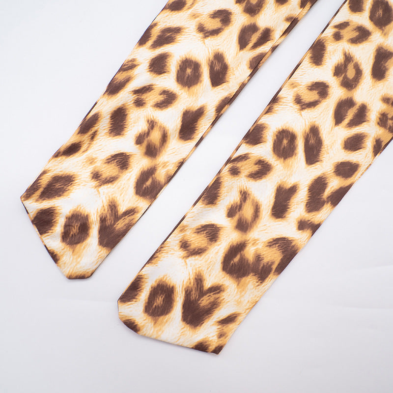 MB1098 Sexy Leopard Print Backless Bodycon Jumpsuit