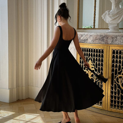 MB1302 Solid Color Maxi Dress