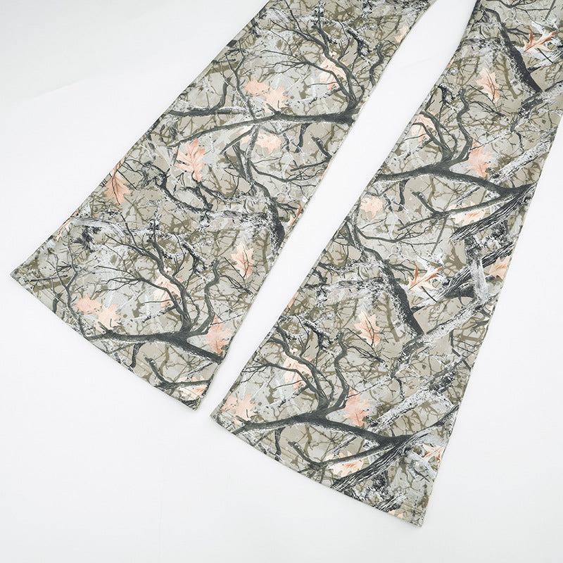 MB10112 2-Piece Outfit - Cropped Top & Flared Pants