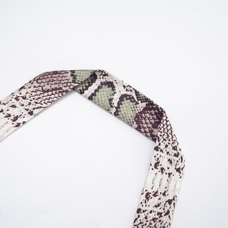 MB1407 Snake Print Halter Capri Jumpsuit for Women