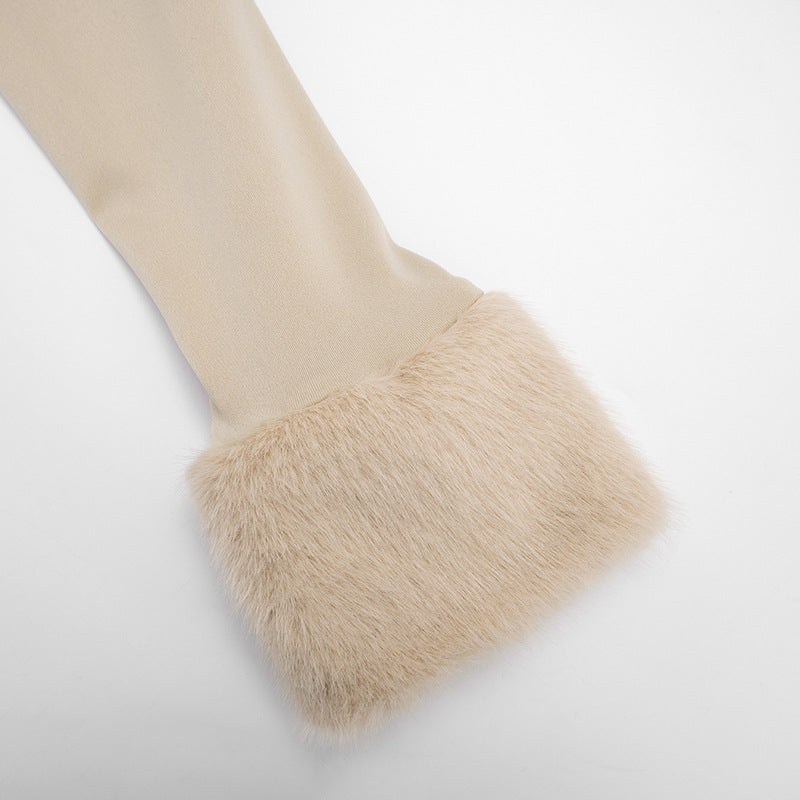 MB10102 Women's Faux Shearling Two-Piece Set