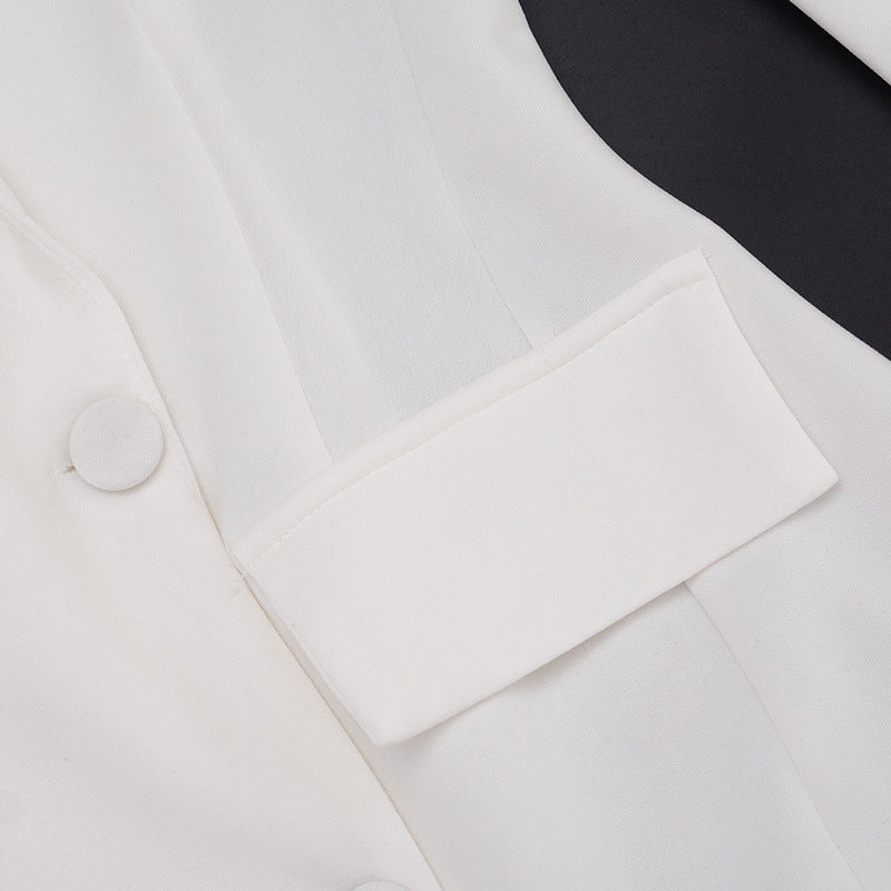 MB1432 Double-Breasted Fitted Blazer Dress