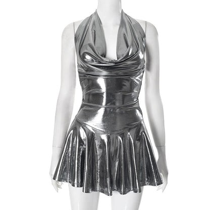 MB1002 Fit and Flared Mini Dress