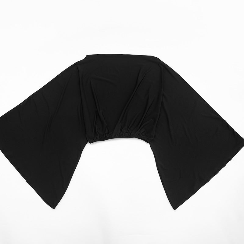 MB1063 Balloon Sleeve Top & Bodycon Skirt Two - Piece Set