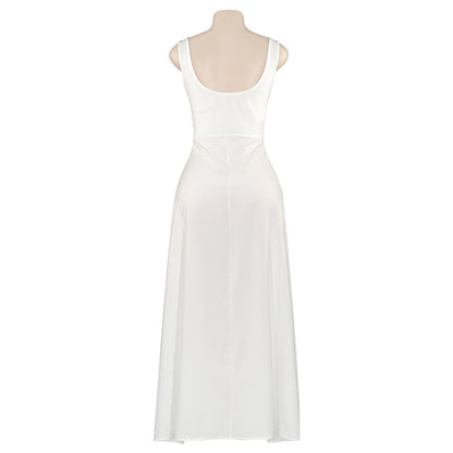 MB1302 Solid Color Maxi Dress