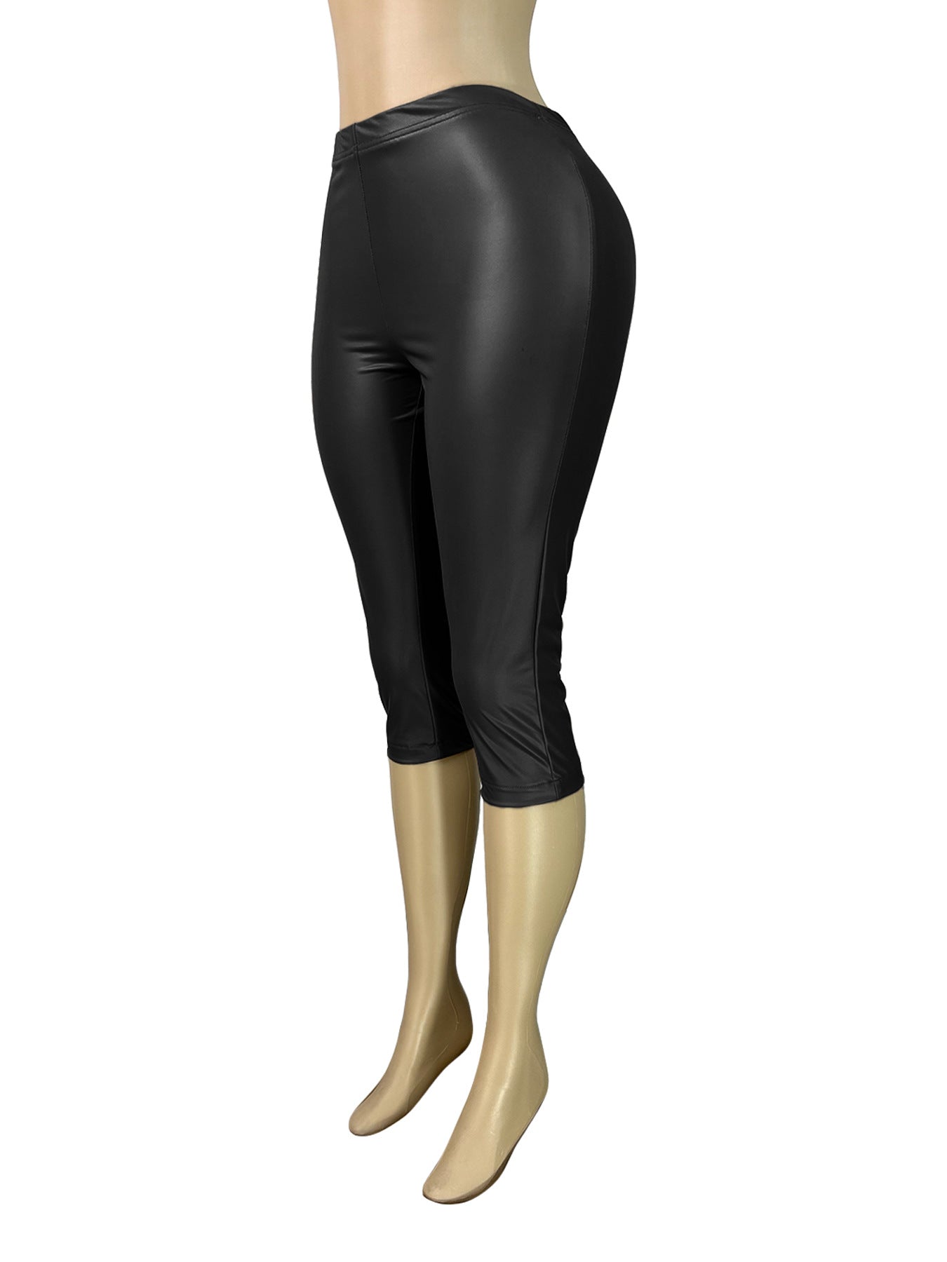 MB1724 Women’s High-Waisted Shiny 7/8 Bottoms