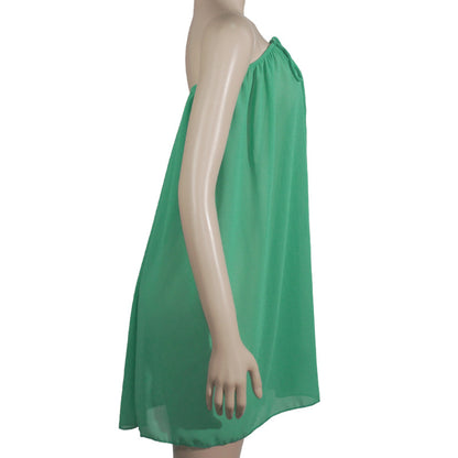 MB1310 Solid Color Short Dresses
