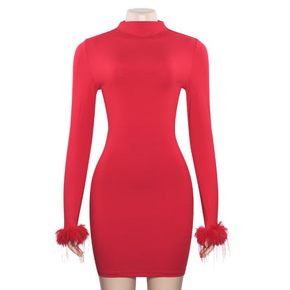 MB1311 Long Sleeve Short Dress