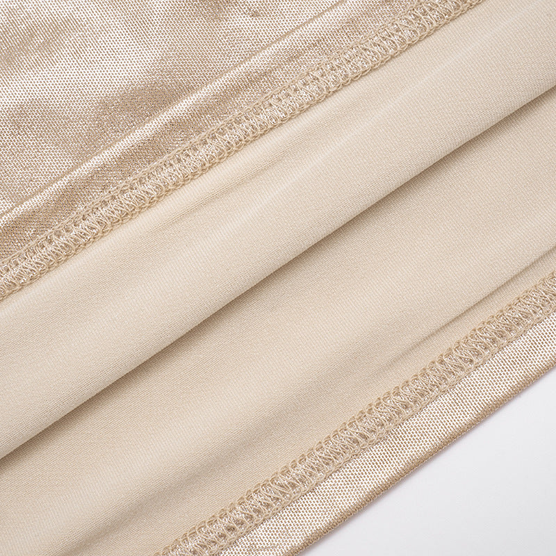 MB1070 Women's Shiny Satin Two-Piece Set