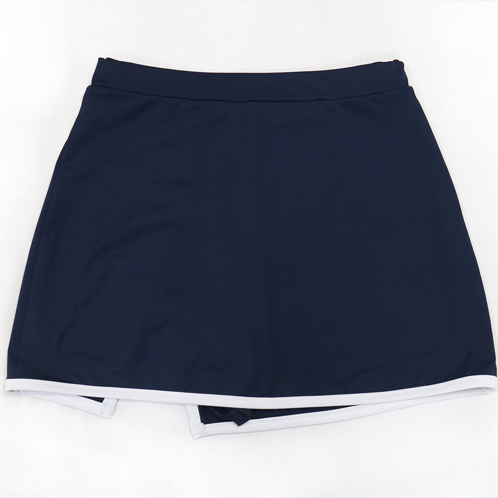 MB1221 Cropped Tank Top & Skort Two Piece Set