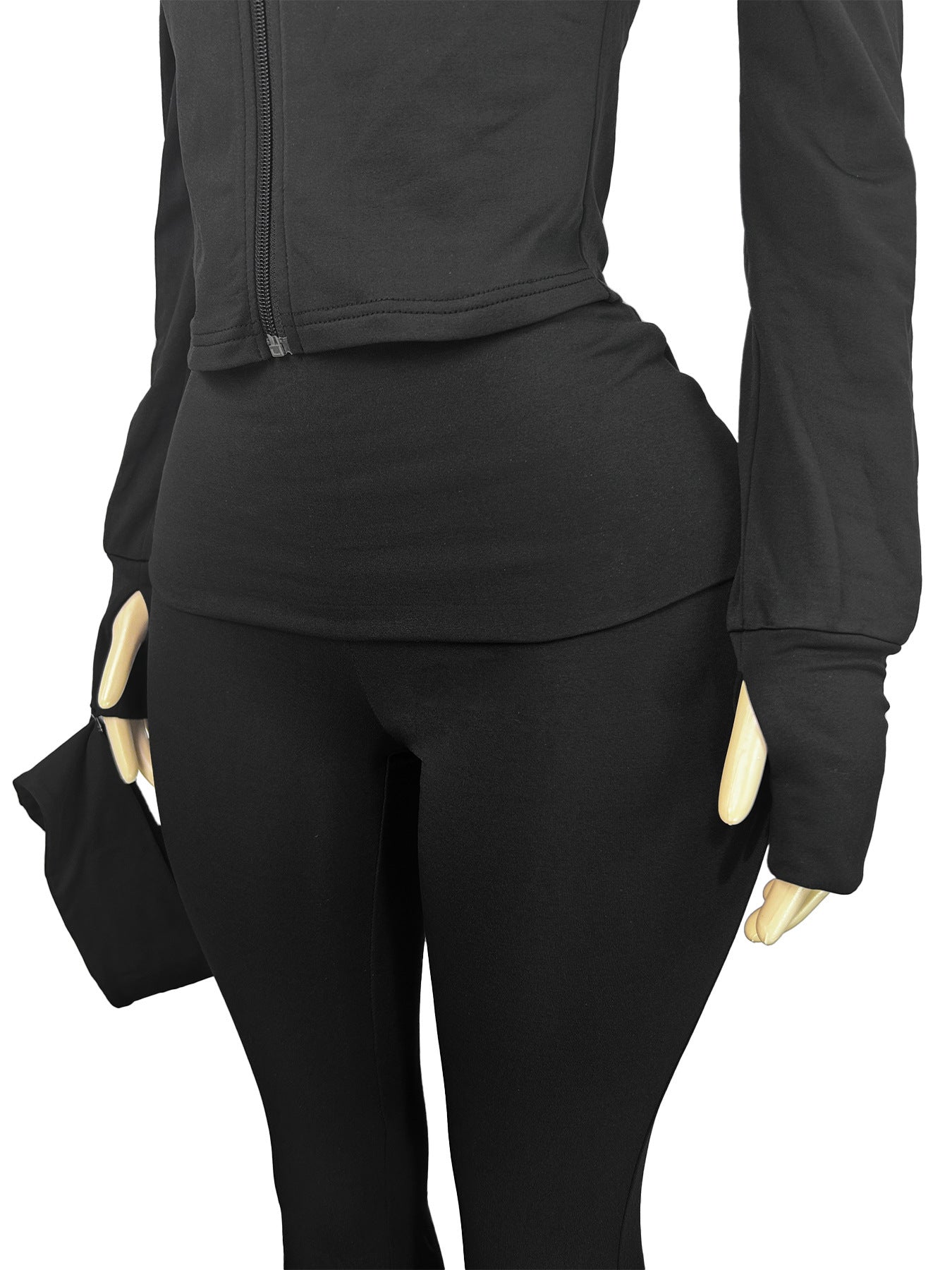 MB1711 Women's Winter Hoodie & Bodycon Pants Two-Piece Set