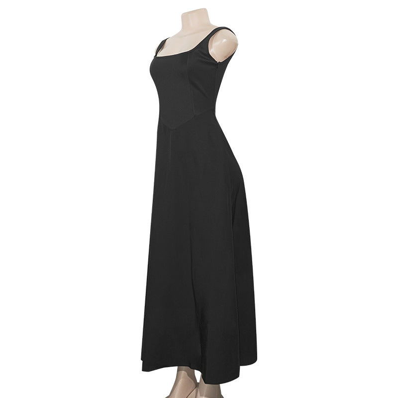 MB1302 Solid Color Maxi Dress