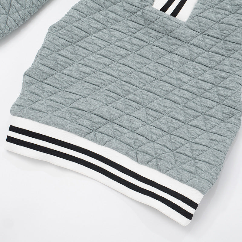 MB1069 Women's Deep V-Neck Sweatshirt Mini Dress