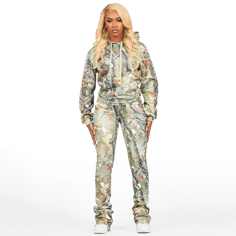 MB1035 Camouflage Tracksuit Set for Women