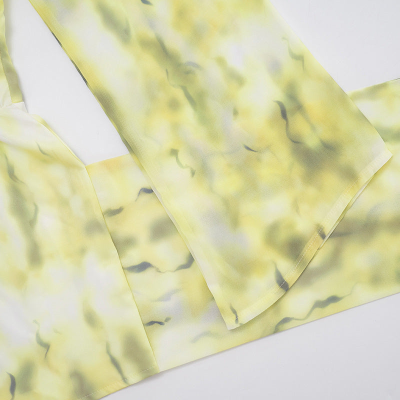 MB10115 Long Sleeve Wrap Mini Dress for Women