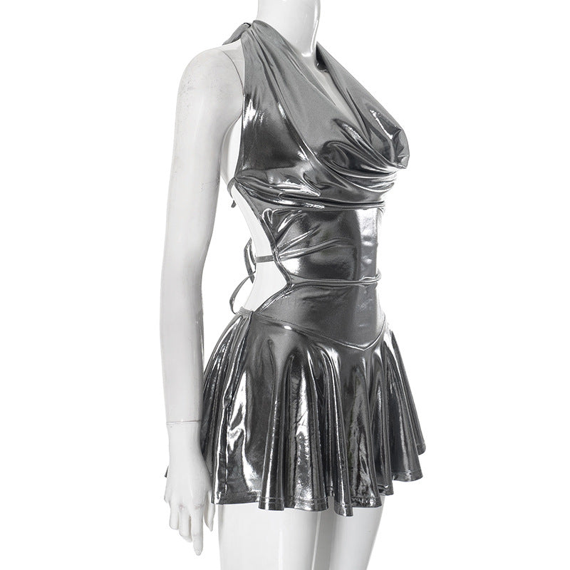 MB1002 Fit and Flared Mini Dress
