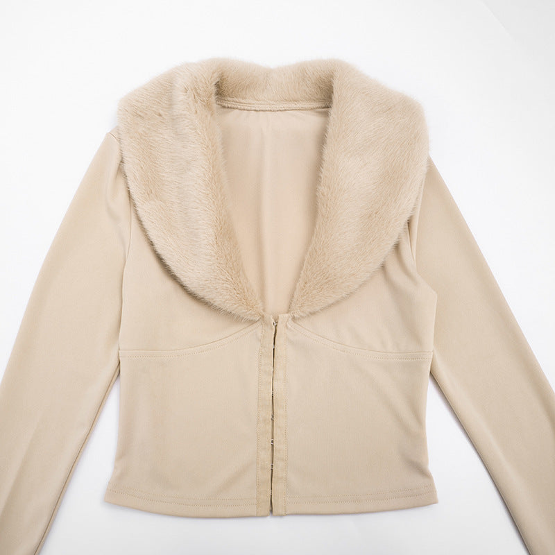 MB10102 Women's Faux Shearling Two-Piece Set