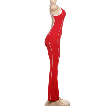 MB1109 Bodycon Jumpsuit Backless Yoga Pants