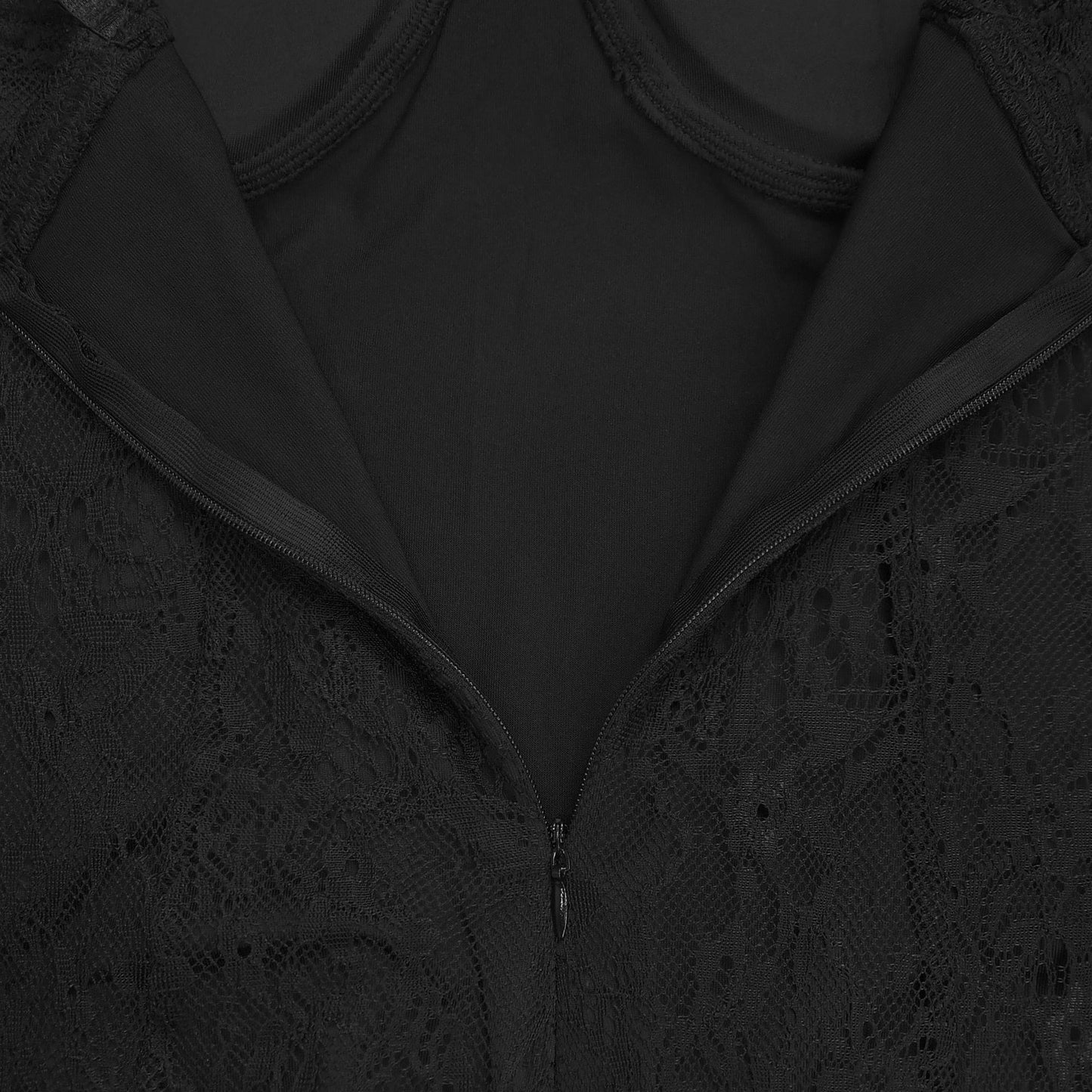 MB1626 Women's  Lace Spaghetti Strap Sheer Maxi Dress