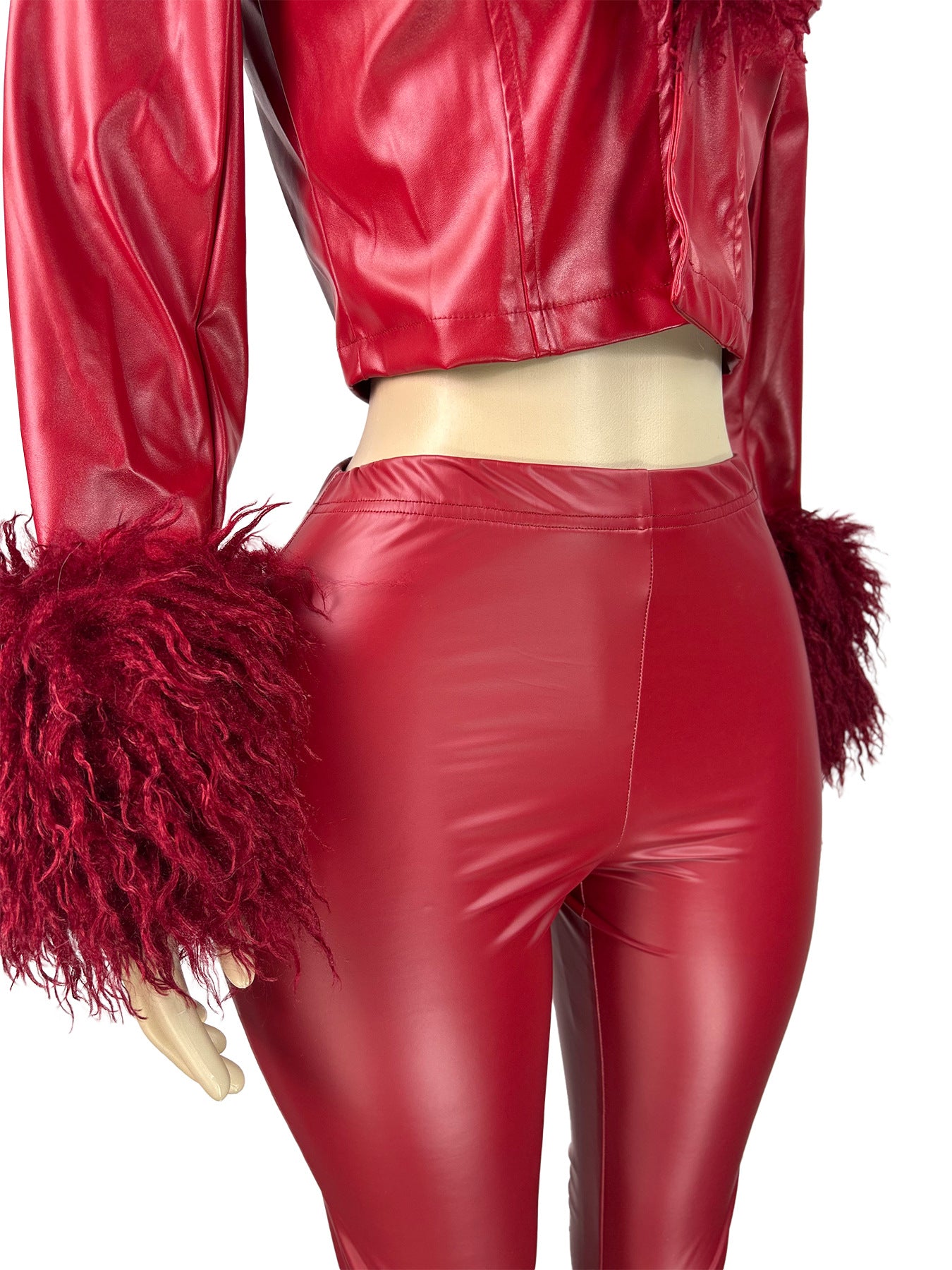 MB1724 Women’s High-Waisted Shiny 7/8 Bottoms