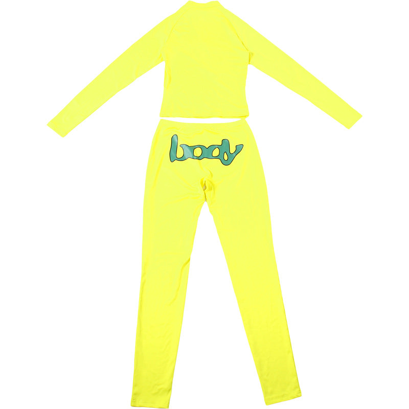 MB1513 Letter Print Two-Piece Tracksuit Women’s Loungewear