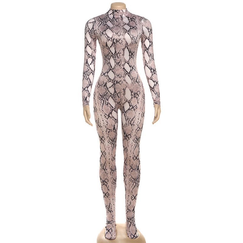 MB1118 Houndstooth Skinny Jumpsuit for Women