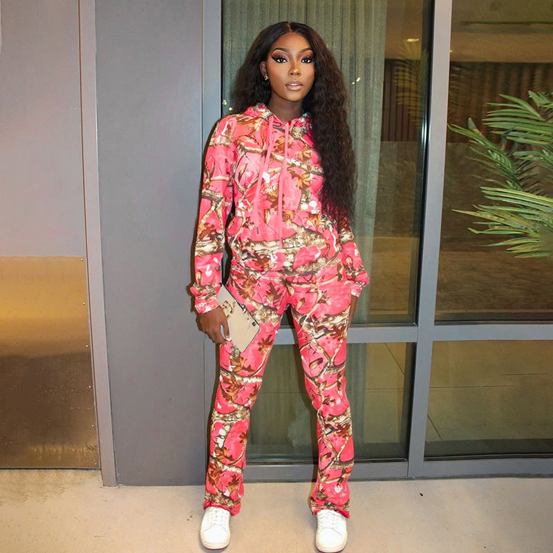 MB1035 Camouflage Tracksuit Set for Women