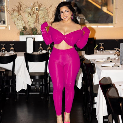 MB1304 V-neck High Waist Jumpsuit