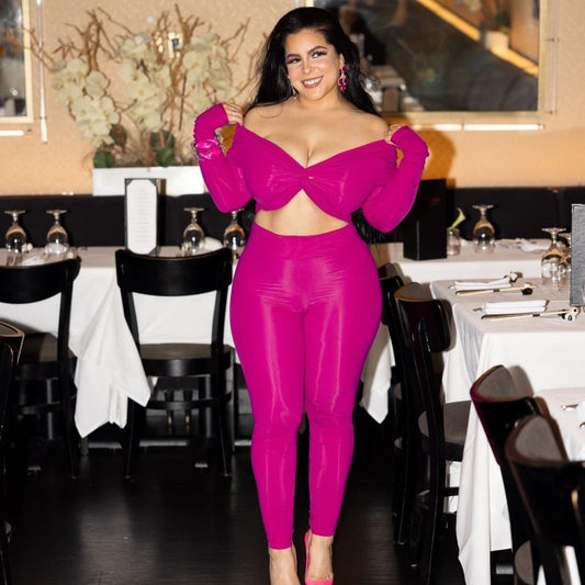 MB1304 V-neck High Waist Jumpsuit