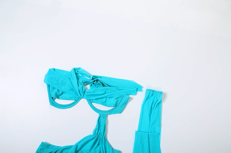 MB1146 Women’s Cutout Mini Skirt Set