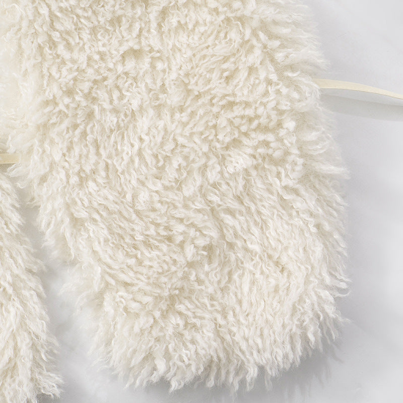 MB1059  Women's Backless Fur Vest