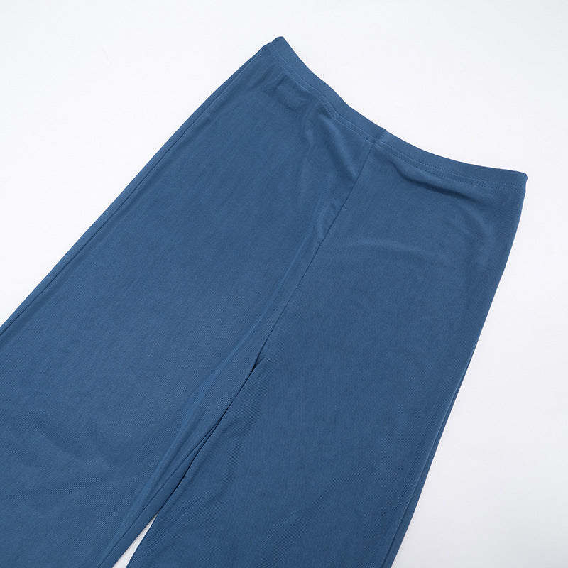 MB1050 Elegant Mesh Two-Piece Set for Women