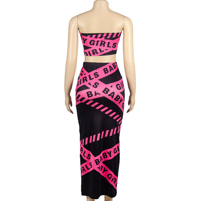 MB1306 Tube Top and Skirt Set