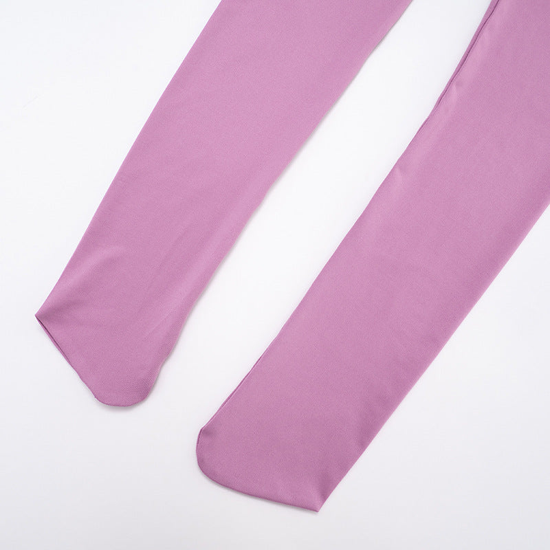 MB1056 Women's Two Piece Set Side CutOut Bodysuit & Leggings