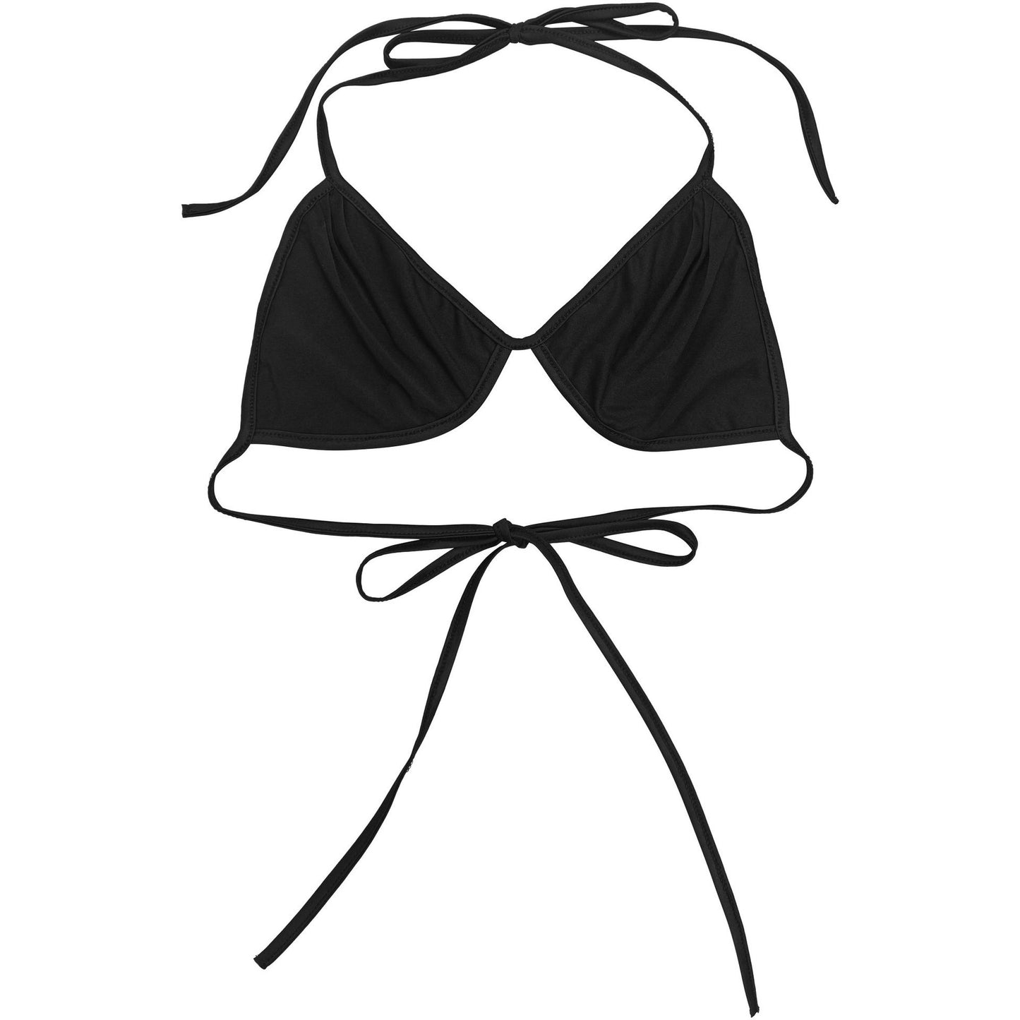 MB1617 Halter Cutout Top & Ruched Flared Pants Two-Piece Set