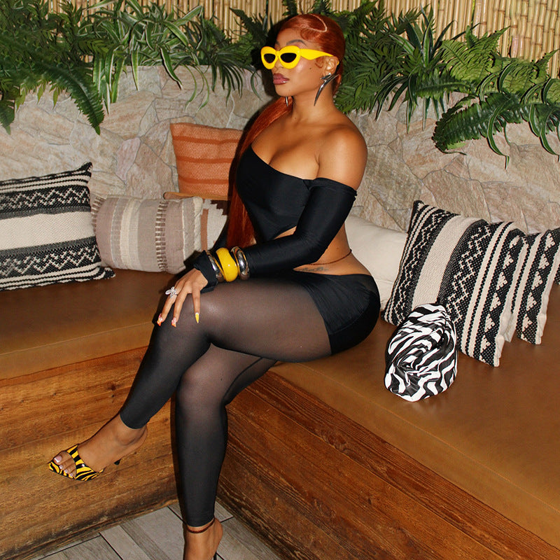 MB1077 Women's Off-Shoulder Romper