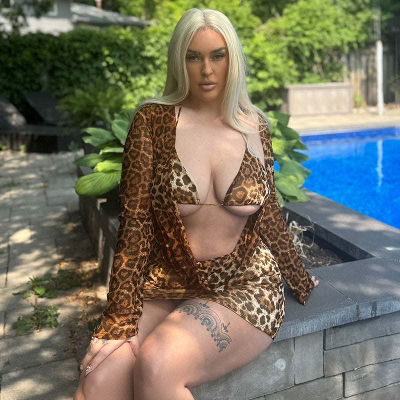 MB1408 Leopard Print 3-Piece Set for Women