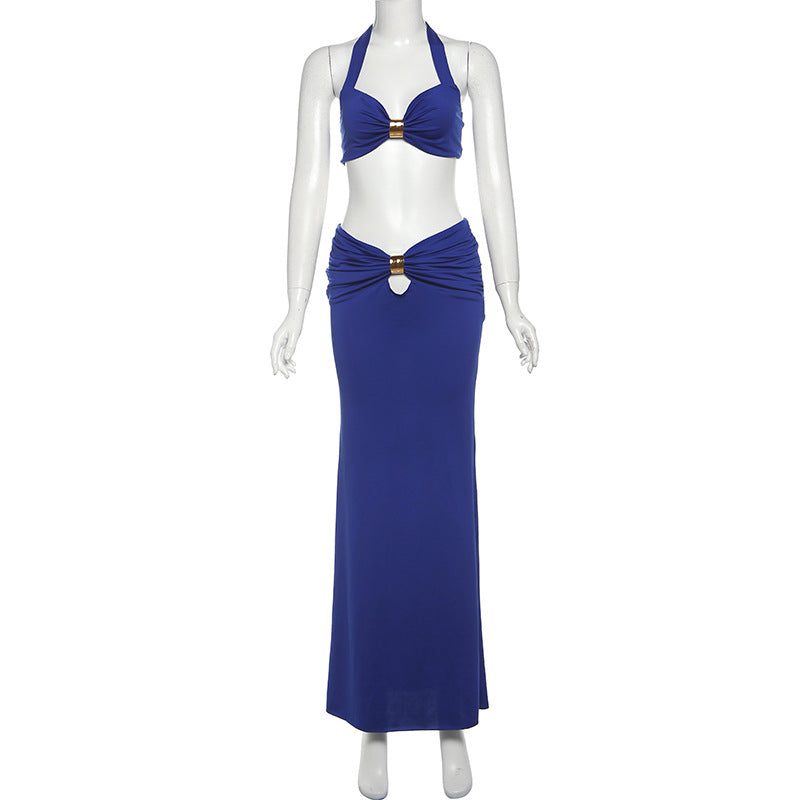 MB1103 Long Skirt Two-piece Set
