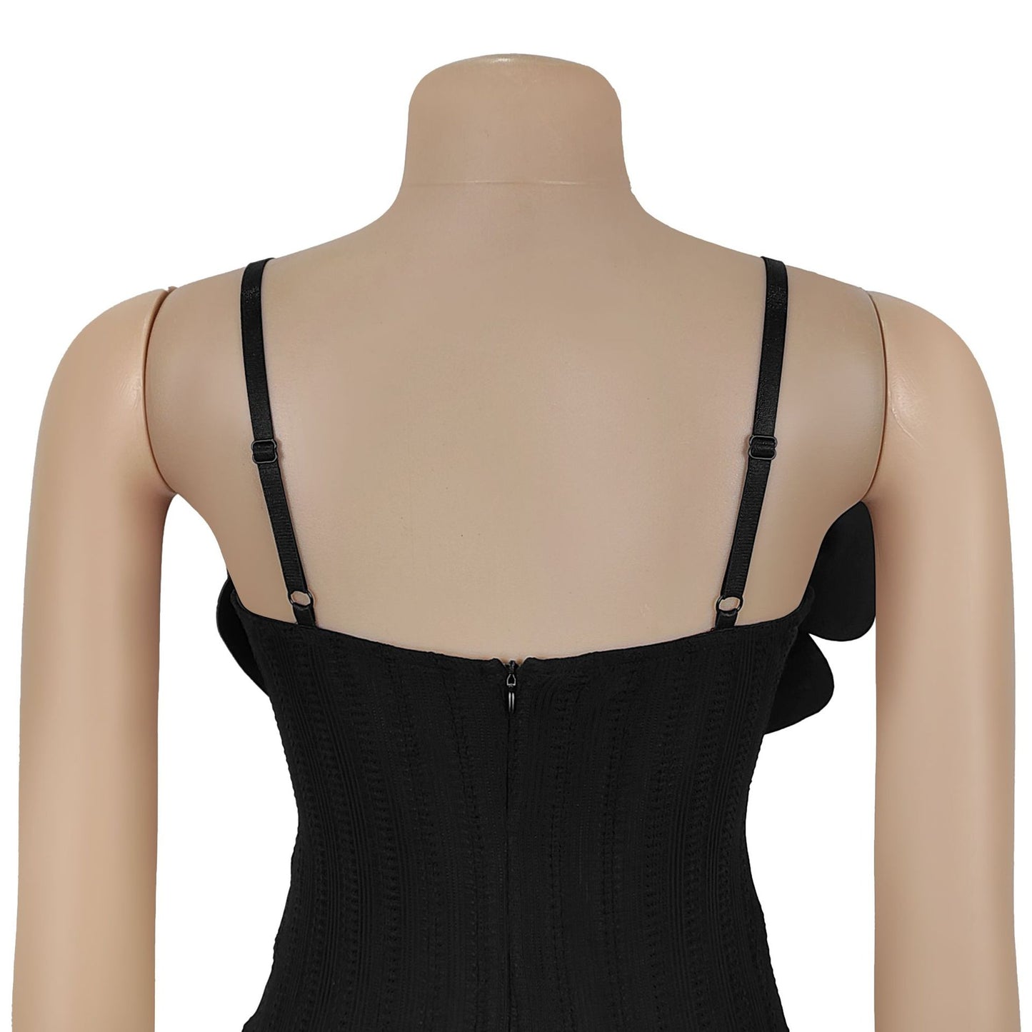 MB1627 Women's Spaghetti Strap Maxi Dress with 3D Floral