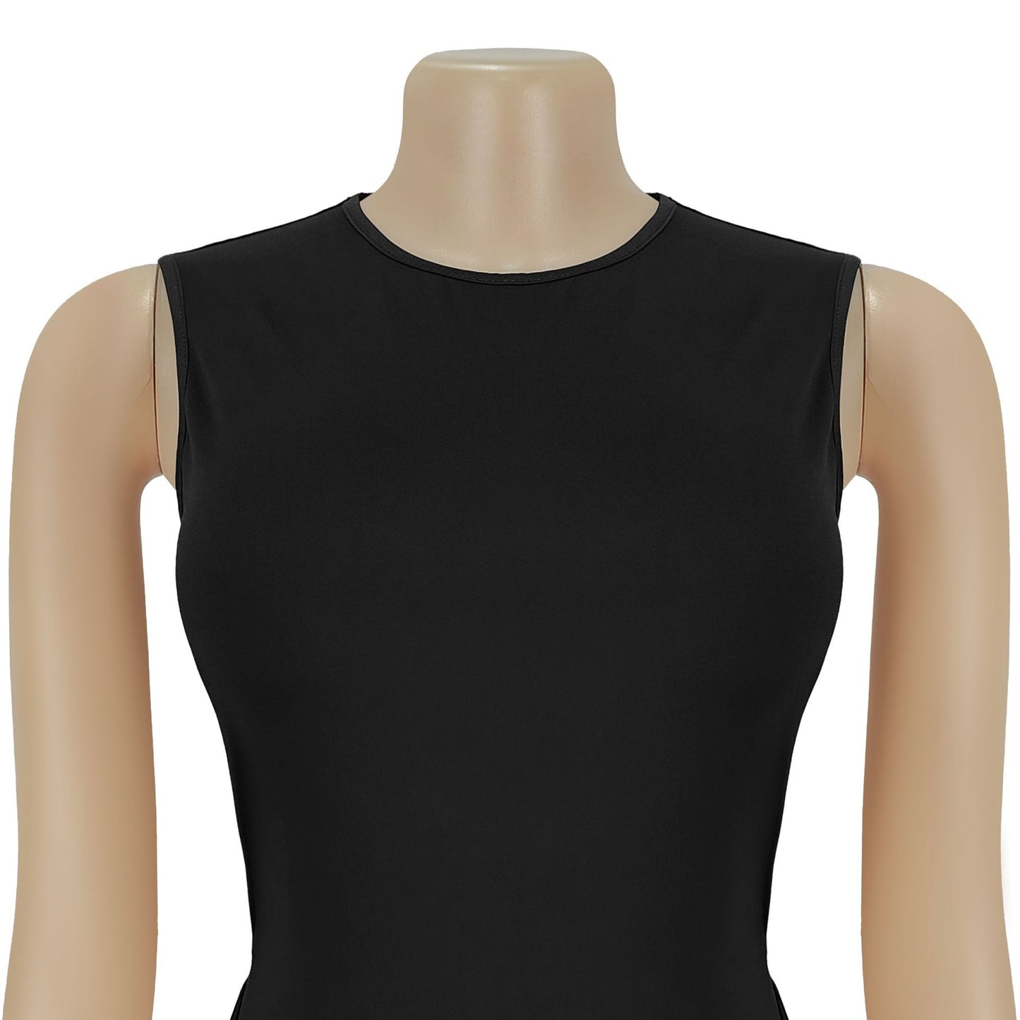 MB1612 Sleeveless Cutout Back Maxi Dress