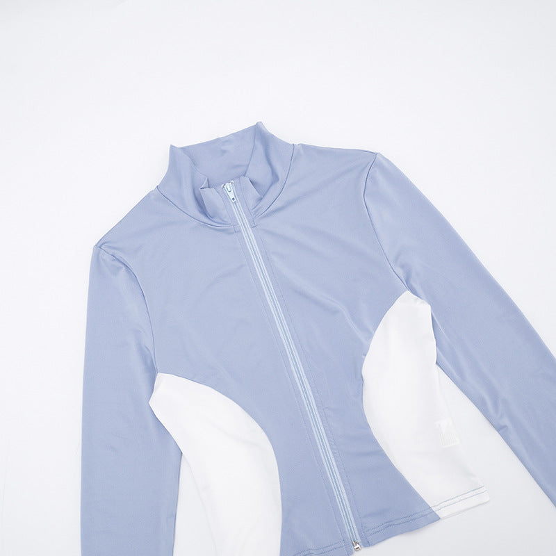 MB1044 Color-Block Workout Jumpsuit for Women