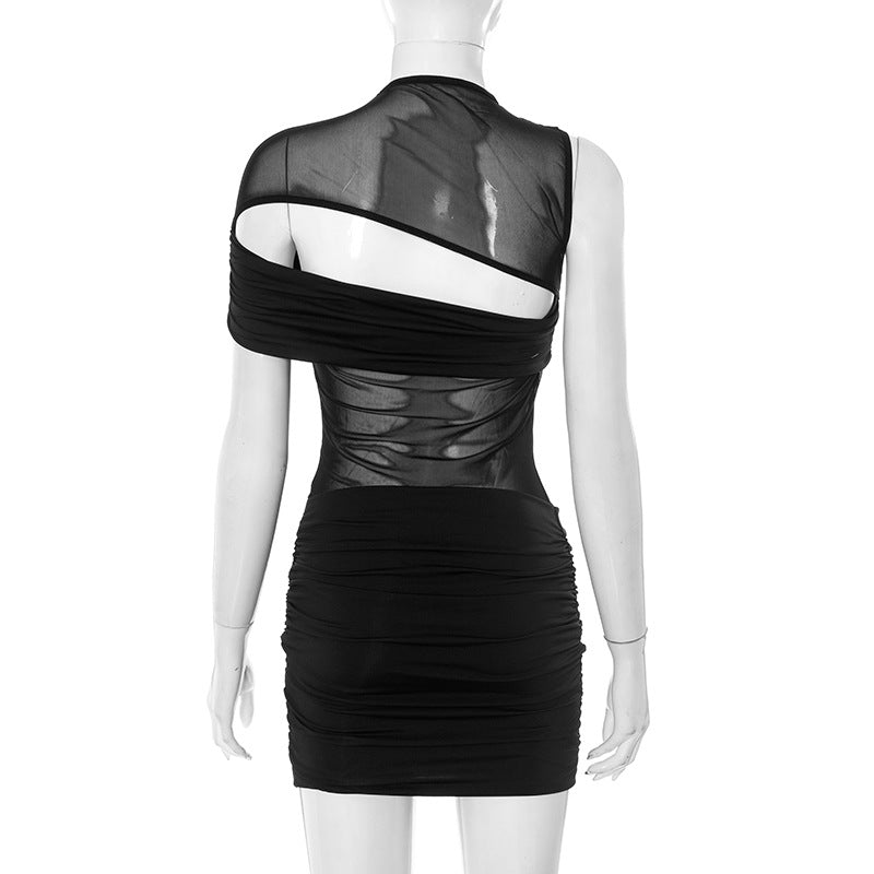 MB1021 Ruched Bodycon Mini Dress