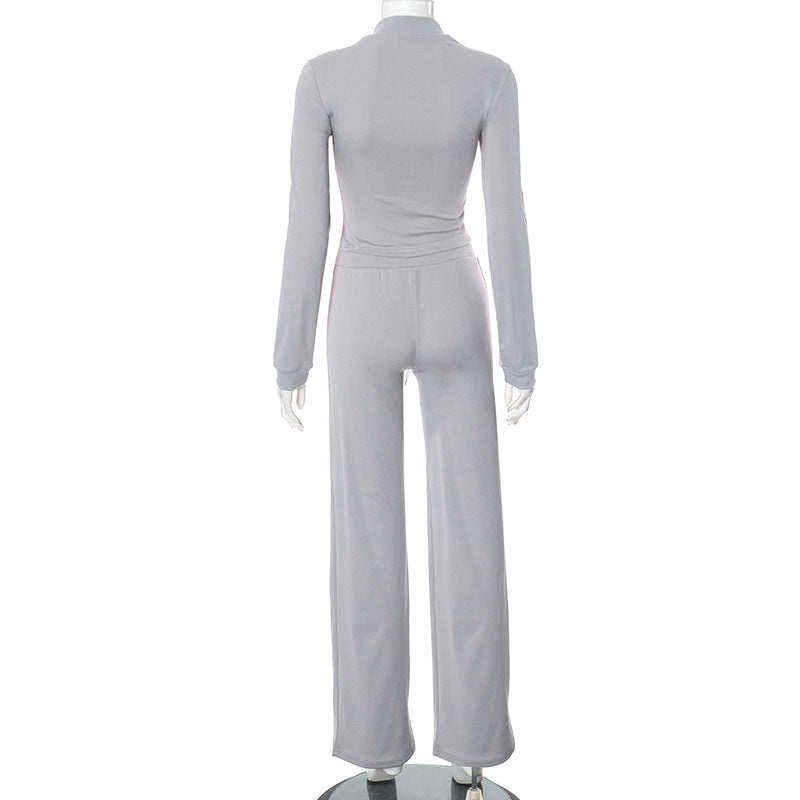 MB1014  Woman Color Block Tracksuit