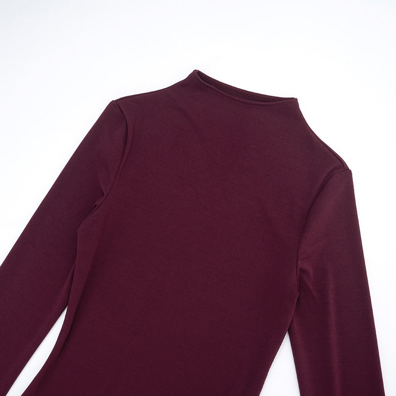 MB1429 Twist-Drape Midi Dress – Formal Occasion Wear for Women